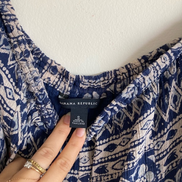 Vintage bohemian banana republic printed gauze skirt - Picture 3 of 3